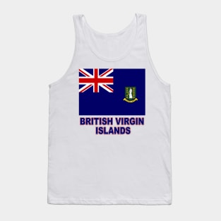 The Pride of the British Virgin Islands - BVI Flag Design Tank Top